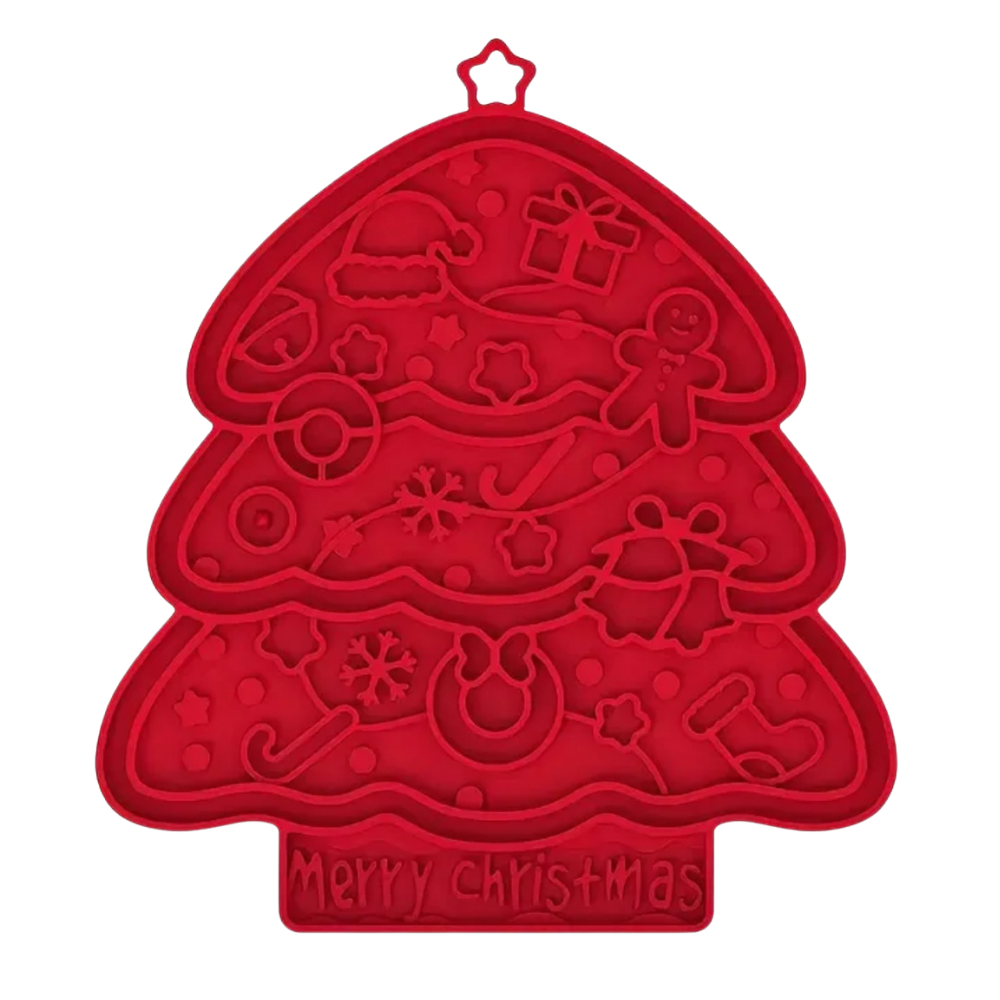 Doggy Christmas Tree Licker Mat