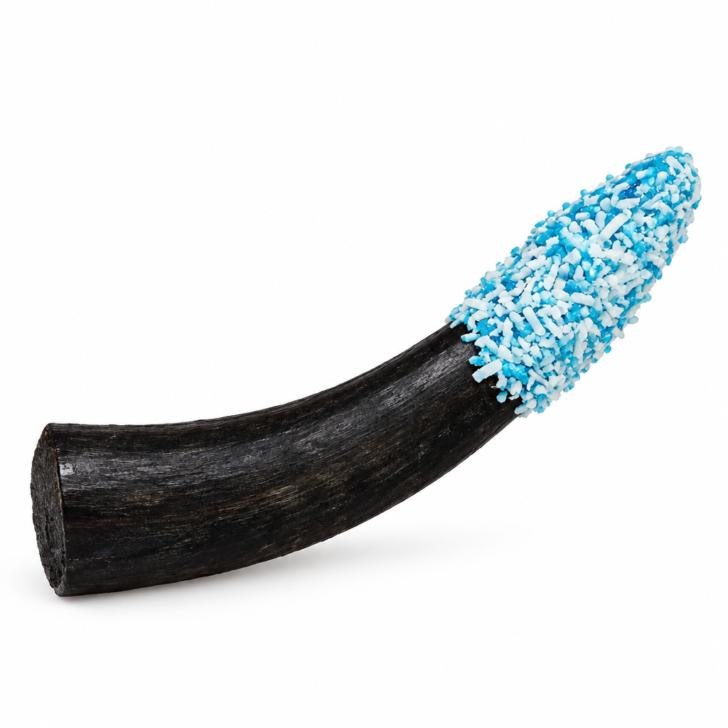 Dog Chew Horn Blue - Product Image
