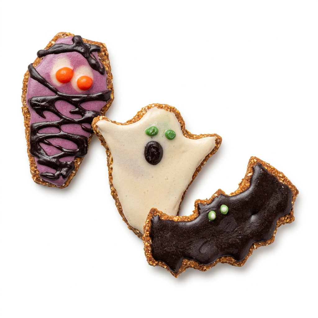 Professional Halloween biscuit product photo