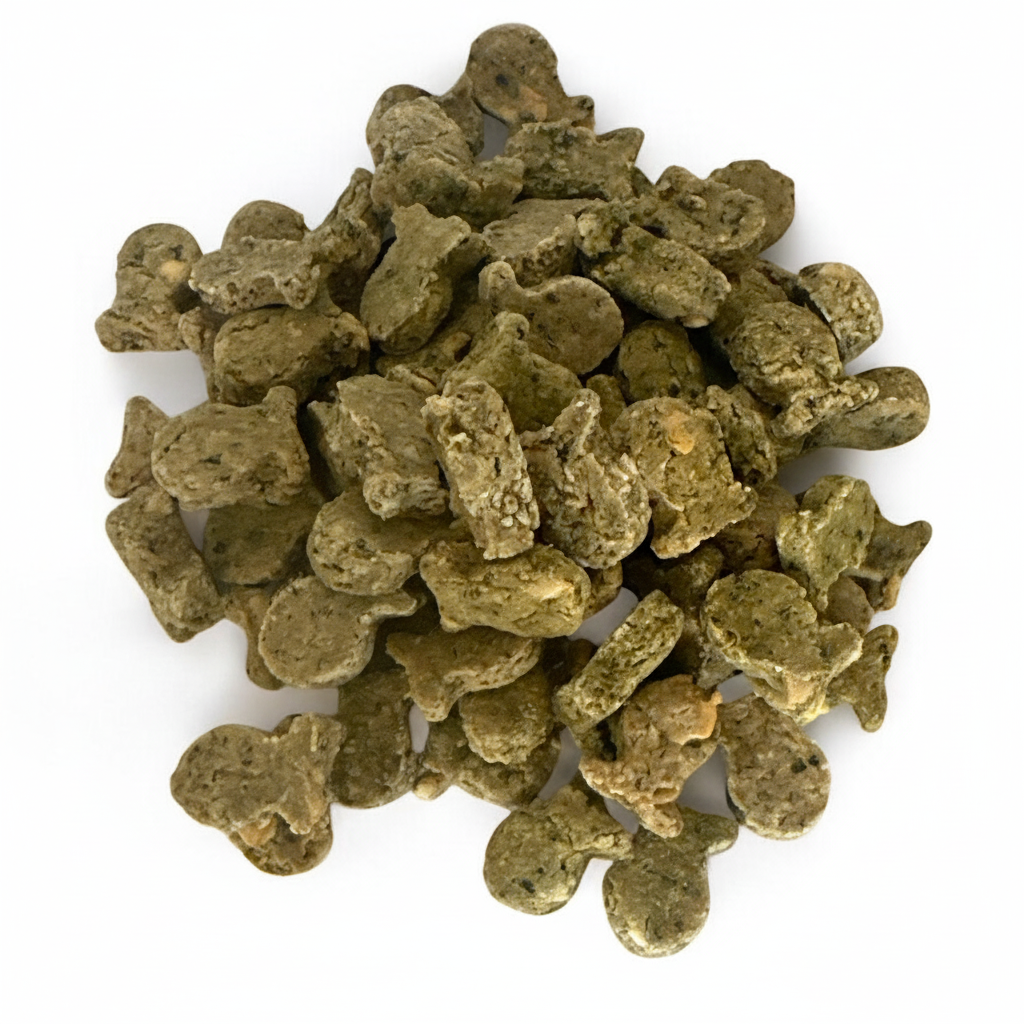 Professional mackerel and cheese biscuits pile